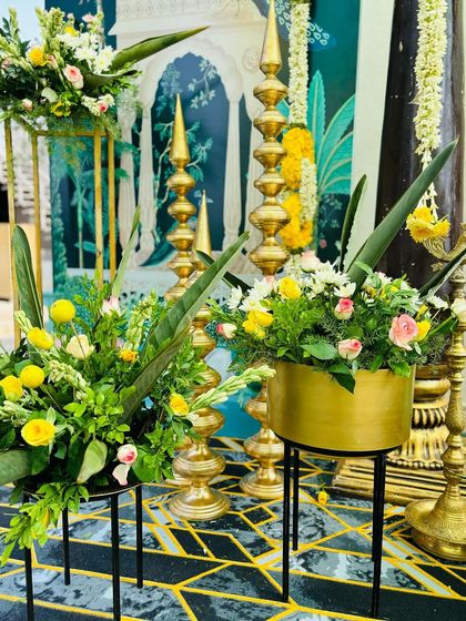 Wedding Stories - Event Design & Decor Vibrant Haldi Ceremonies photo 13