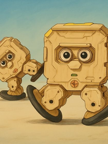 Just Robotics - K-12 STEM & Robotics Programs Imagining the Future: Our Ghibli-Inspired Bots photo 5