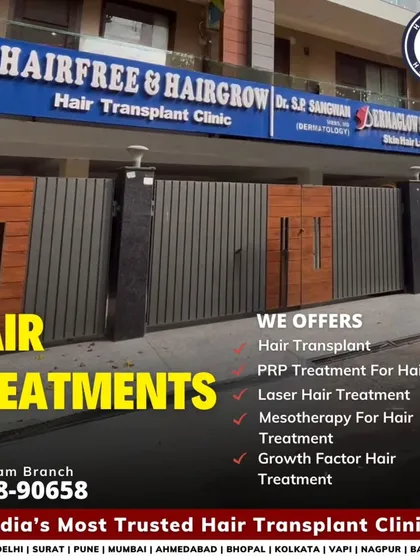 Welcome to our clinic in Gurugram, a place where we combine medical expertise with advanced technology. We offer a range of treatments from hair transplants and PRP to laser therapy, all in a safe and professional environment.
