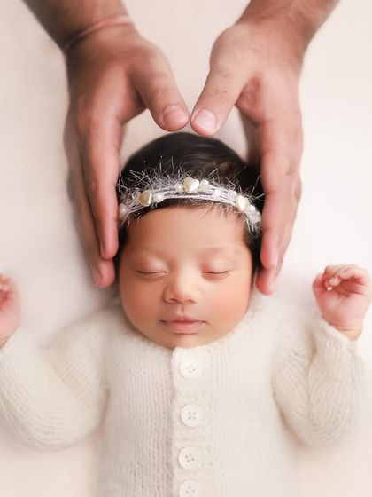 The color version of the same pose. The warmth of the skin tones adds a different layer of emotion to this beautiful portrait of a father's love.