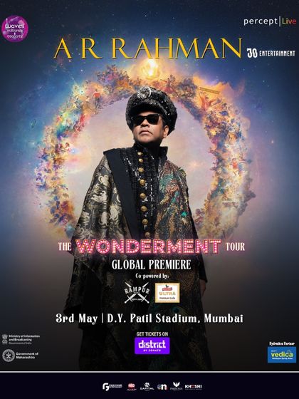 Our promotional materials also highlight the incredible talent on our stage. This announcement for artist Jonita Gandhi, part of The Wonderment Tour, reinforces the high caliber of our events while integrating tour branding.