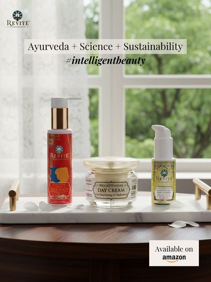 Ayurveda + Science + Sustainability. This is the formula for my #intelligentbeauty. My products are a testament to this philosophy, offering effective care that is good for you and the earth.