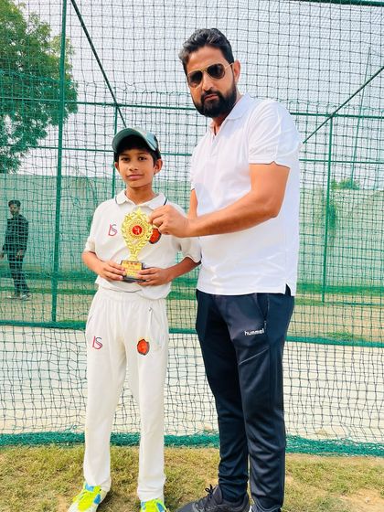 Man of the Match Dhruv Jangra, well bowled champ.