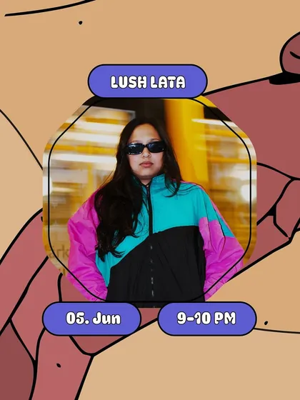A personalized flyer for my hour-long set at Cute Community Radio. These shows are a great way to connect with local music scenes.