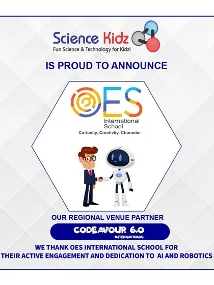 Collaboration is key to our success. We were proud to partner with OES International School for the Codeavour 6.0 Mumbai Regionals, creating a fantastic venue for students to showcase their coding and AI skills.