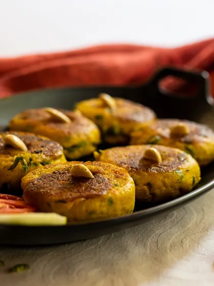 If you're looking for a delicious starter to get your taste buds going, our Badami Tikki is the perfect choice for you.