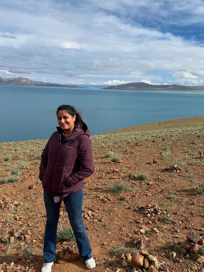 Overlooking the sacred Lake Manasarovar. The vastness of the landscape here is humbling and invites deep contemplation.