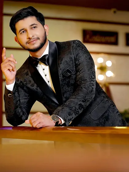 A cool and confident pose from the groom. This shot captures his personality and charm.