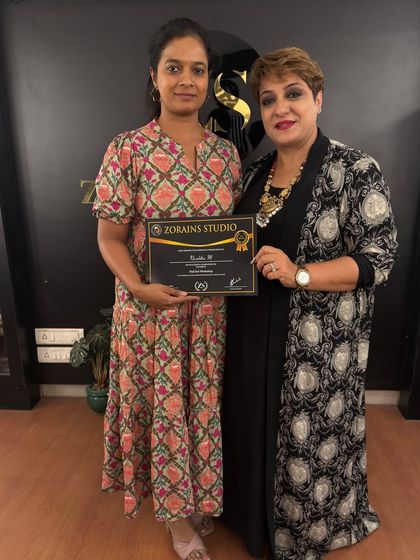 Wishing another talented nail artist great success as she graduates from our program.