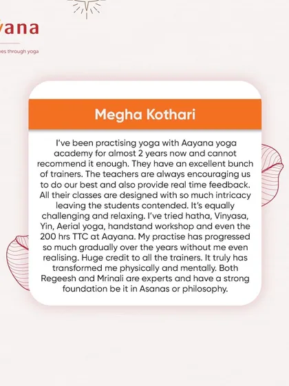 We are so grateful for testimonials like this one from Megha, which speak to the transformative power of our programs.
