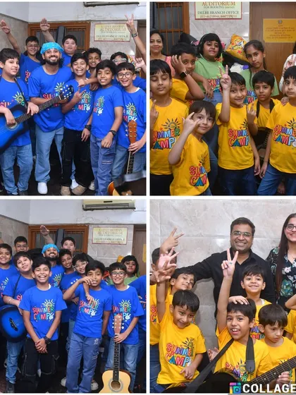 Candid moments from our summer camp closing ceremony. These photos capture the excitement and camaraderie among our students and teachers, reflecting the strong bonds formed during the camp.