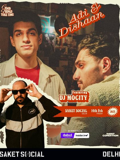 A retro-themed poster for an album launch I played at. The visual style of the promotion gives you a feel for the musical vibe of the night.