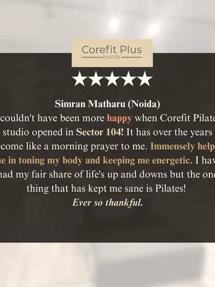 This heartfelt review from a long-time client reminds us why we do what we do. We are so happy that our studio has become a morning prayer and a source of sanity and energy for her.