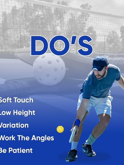 Master the game faster with these essential Do's and Don'ts of Pickleball. Learn key strategies like maintaining a soft touch and working the angles, while avoiding common mistakes like high shots and rushing the net.
