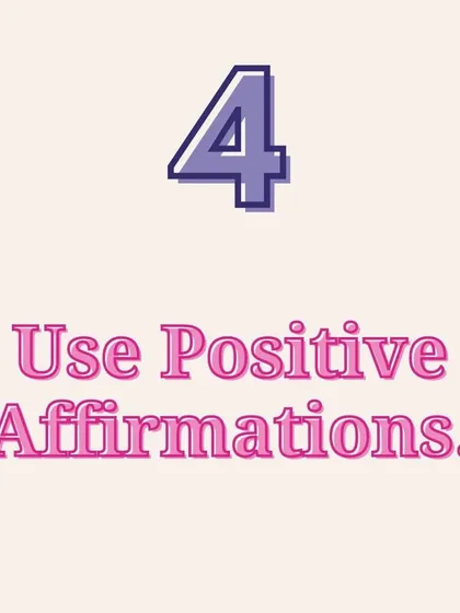 Self Care Tip 4: Use positive affirmations. Your mindset is powerful. Repeating positive statements can reduce anxiety and build confidence for labor and motherhood.
