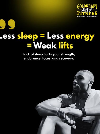 Less sleep equals less energy, which leads to weak lifts. A lack of sleep negatively impacts your strength, endurance, focus, and recovery ability.