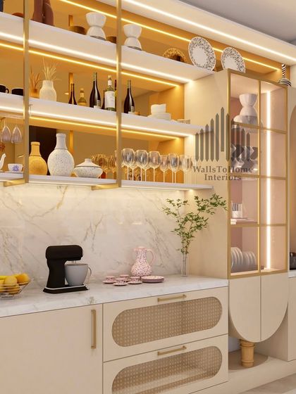 WallsToHome Interiors - Turnkey Home Interiors Luxurious Living & Dining Spaces photo 9