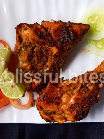 My Alfaham Chicken is grilled to achieve a smoky, charred exterior while keeping the meat tender and juicy. While some consider it a starter, I believe its robust flavor and satisfying portion make it a fantastic main course, served with a fresh salad.