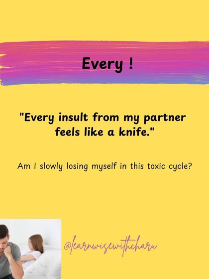Constant insults from a partner can feel like a slow poison, creating a toxic cycle. This form of verbal and emotional abuse is a recognized ground for cruelty in divorce proceedings.