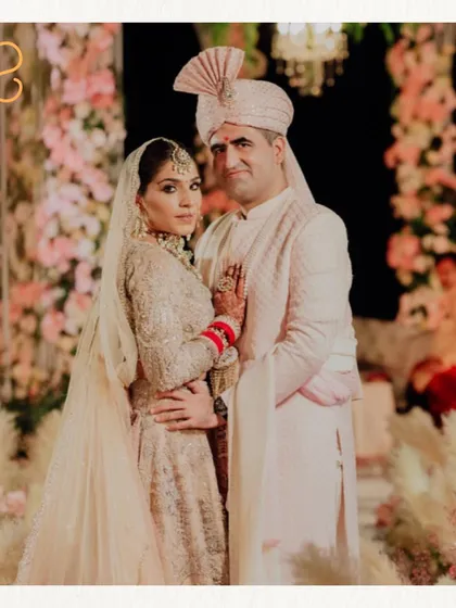 I love witnessing the beauty of a love story unfold as two souls unite. This couple's elegant portrait is a testament to the expertise of my professional team.