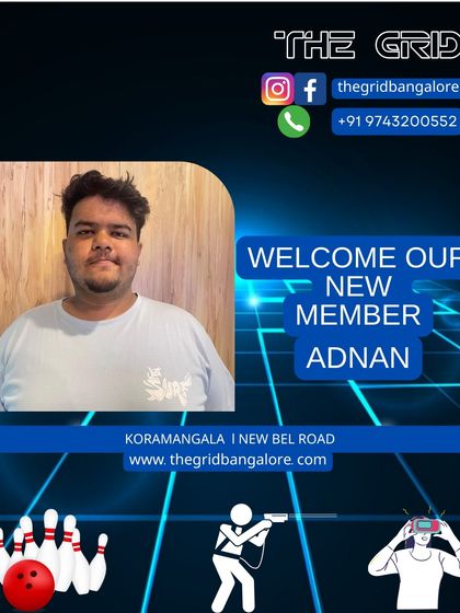A warm welcome to our new member, Adnan. We're excited to have you as part of The Grid family.