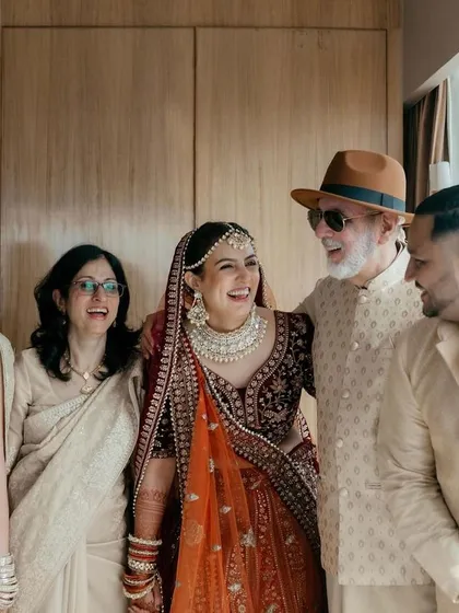 All smiles with my beautiful family on my wedding day. They are my rock and my biggest cheerleaders.