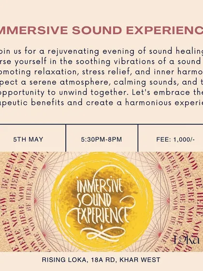 An invitation to an immersive sound experience. Join us for a rejuvenating evening of sound healing to promote relaxation, stress relief, and inner harmony.