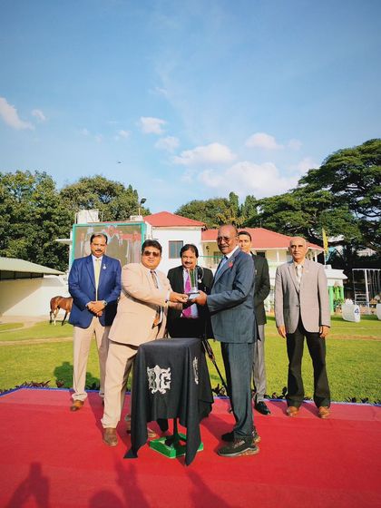 The Bengaluru City Police Cup presentation, another opportunity for brands to engage with and show appreciation for our city's services.