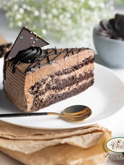 A slice of our classic chocolate pastry, perfect for a quick and satisfying dessert.