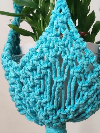 Shikha Agarwal - Custom Macrame & Crochet Home Decor Colorful Plant Hangers photo 11