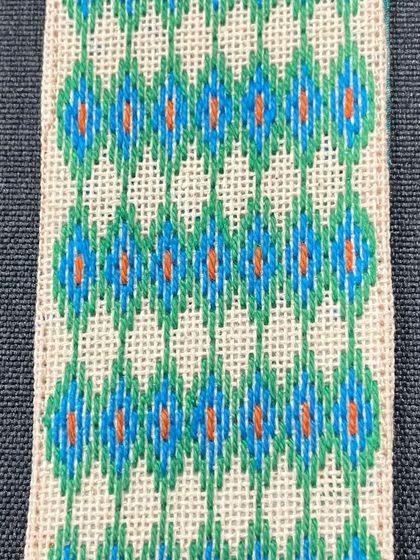 A custom-made phone insert, designed to be used with a transparent case. This is a contemporary way to enjoy the beauty of hand embroidery every day.