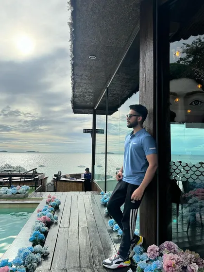 A quiet moment at a resort in Thailand. My time here helps me connect with the local environment, which enriches my perspective as a cross-border legal advisor.