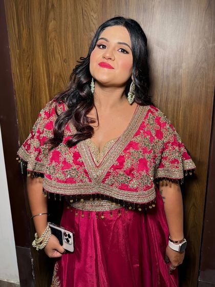 The client looking confident and beautiful.