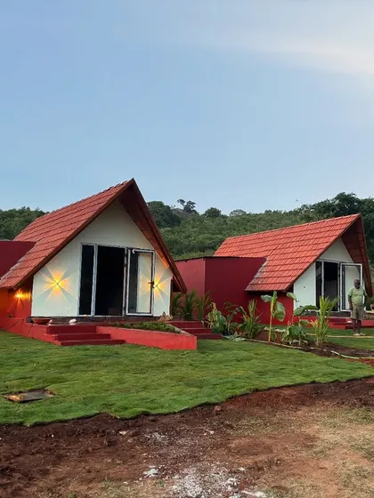 In the wild heart of Bandipur, we had the honor of laying down lawns for these beautiful A-frame villas. The goal was simple: to create a landscape that felt like it belonged, blending seamlessly with the surrounding mountains and fresh air.