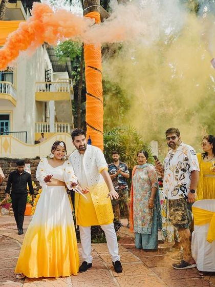 Flinters Management - Custom Wedding Design & Decor Vibrant Haldi Carnivals photo 3