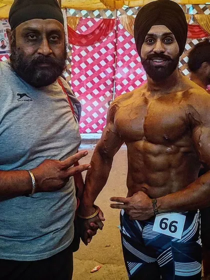 On stage, after giving it my all. What people don't see is that I manage Type 1 diabetes every single day. This isn't a limitation; it's proof that with precise nutrition and a disciplined training plan, anything is possible.