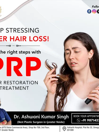 Hair loss can be a stressful experience. PRP hair restoration treatment is a proactive step you can take to manage hair fall and encourage natural, healthy regrowth.