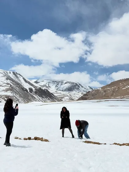 Winter wonderland in Ladakh. I organize trips even in the colder months for groups who want to experience the magic of a snow covered landscape.