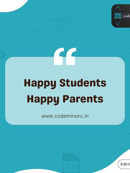 The title card for a series of testimonials from our happy students and parents. Their positive feedback is the driving force behind everything I do.