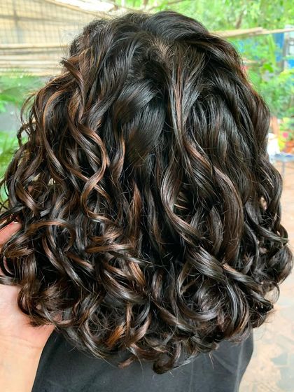 Curly Hair Color photo 30