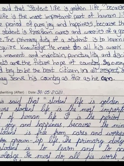 This side-by-side comparison shows the incredible change possible with consistent practice. Notice the improvement in letter consistency, spacing, and overall legibility after just a few sessions focused on cursive writing techniques.
