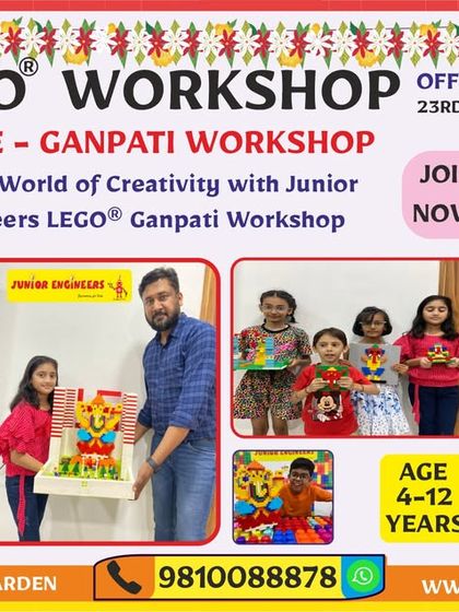 An advertisement for our special workshop at Footprints, Rajouri Garden, with specific session times for different age groups and early bird pricing information.