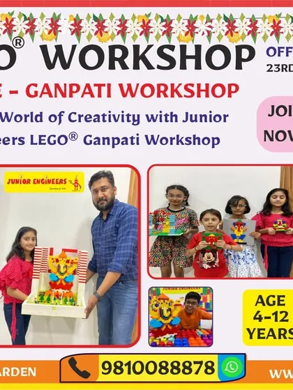 An advertisement for our special workshop at Footprints, Rajouri Garden, with specific session times for different age groups and early bird pricing information.