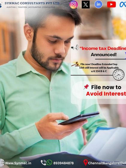 Even if the ITR deadline is extended, interest under sections 234B and 234C will still apply if you don't pay your taxes by the original due date. I always advise clients to file on time to avoid these extra costs.