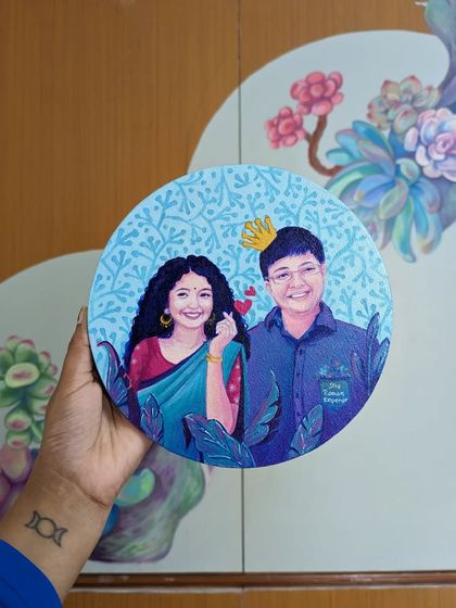 Rachita Burjupati - Custom Portraits & Illustrations Original Canvas Paintings photo 12