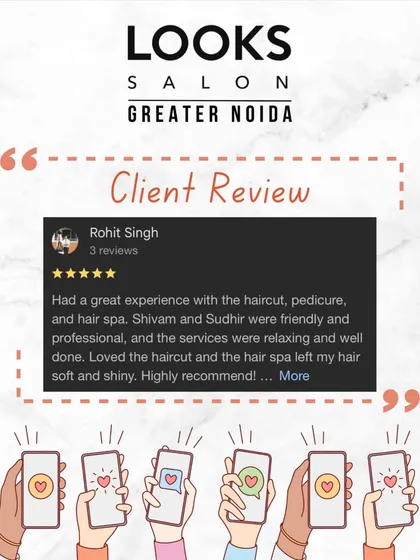 I'm so happy Rohit had a great experience with his haircut, pedicure, and hair spa. It's wonderful to hear that the services were relaxing and well done.