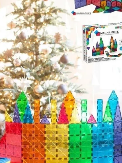 Magna-Tiles are a holiday favorite for a reason. These translucent, colorful magnetic blocks are perfect for building festive creations and make a great rental for endless creative fun.