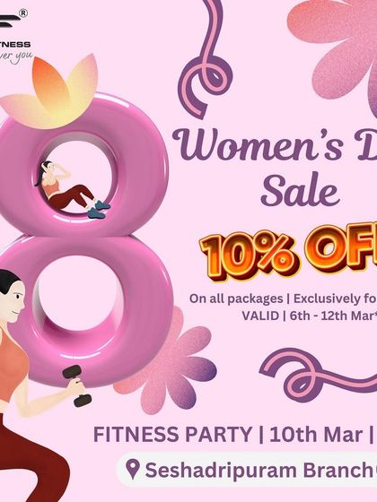 To celebrate Women's Day, we offered a special 10% discount on all packages exclusively for women, along with a fitness party to celebrate together.
