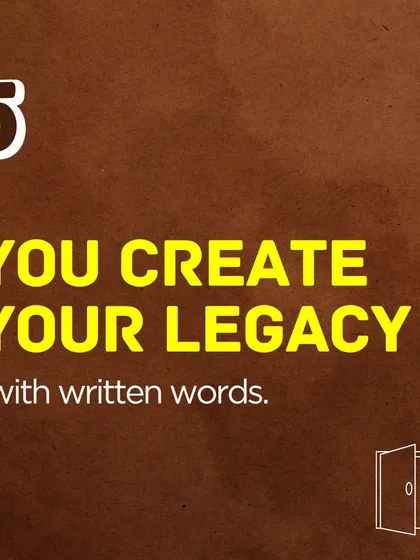 I believe everyone is a born writer. You don't need to be a 'genius'; you just need to find your original voice. With modern tools like self-publishing, it's easier than ever to share your story and create a legacy with your words.