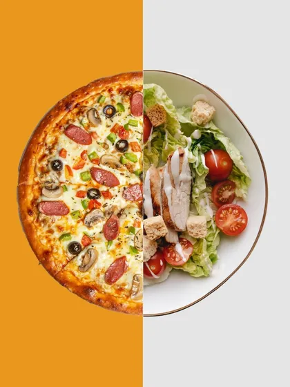 Not all calories are equal. A salad and a slice of pizza might have similar calories, but the salad is packed with nutrients that provide sustained energy and keep you fuller for longer.